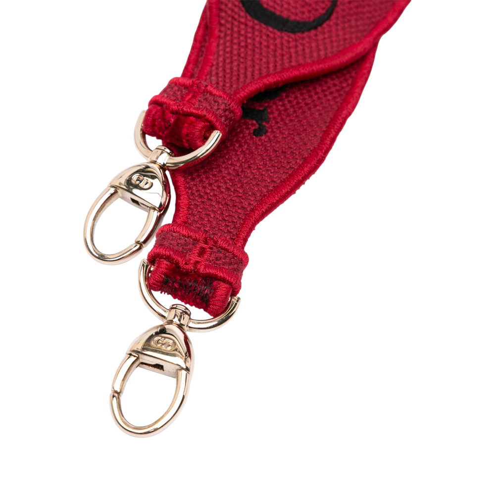 Pre-Loved Dior Medium Embroidered Velvet Roses Lady D Lite - Picture 10 of 12